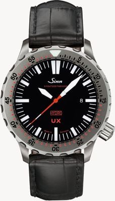 Sinn UX EZM 2B Mission Timer | Black Leather 403.030 LEATHER
