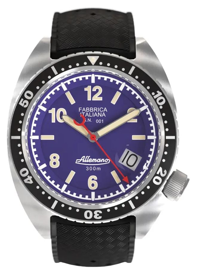 Allemano SH-A-1973-P-V-DP 1973 Purple Shark Diver Limited Watch