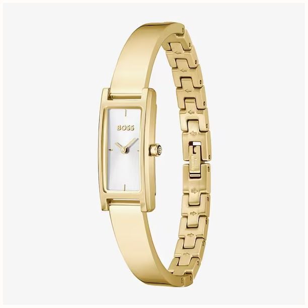 BOSS Lucy White Dial 15mm Ladies Gold Plated Watch 1502857 - alternate view 2