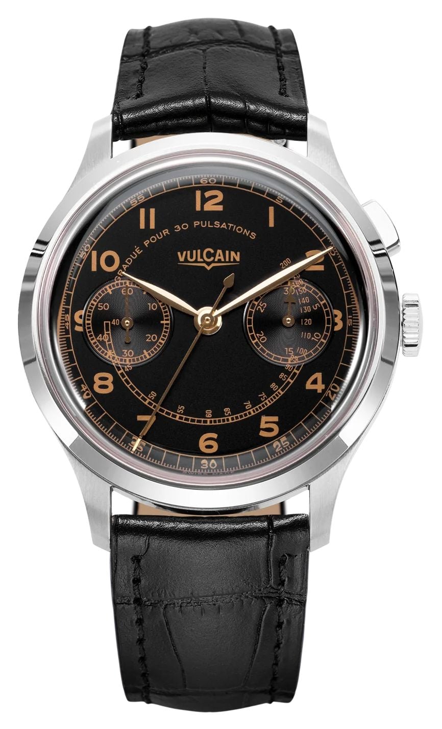 Vulcain 650167A08.BAN248 Monopusher Heritage Manual Winding Watch