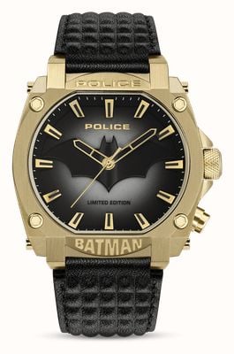 Police Forever Batman Limited Edition (45mm) Charcoal Dial / Black Leather Strap PEWGD0022602