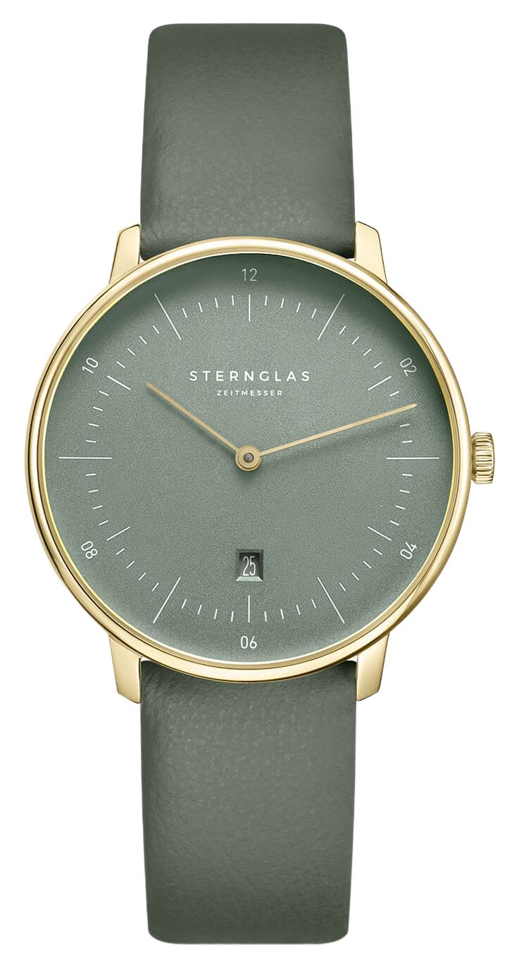 STERNGLAS S01-ND62-KL09 Naos XS Edition Flora (33mm) Sage Watch