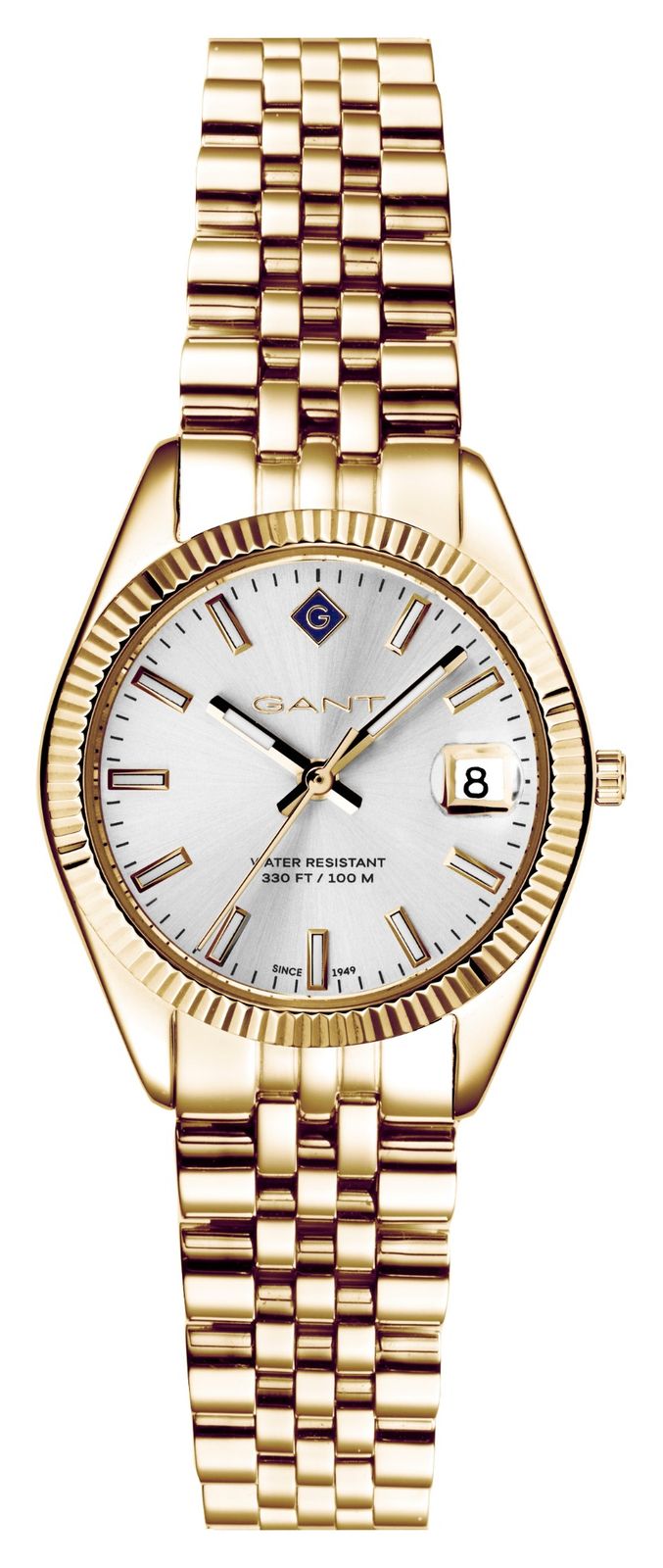 GANT G181003 SUSSEX MINI (28mm) Silver Dial / Gold PVD Watch