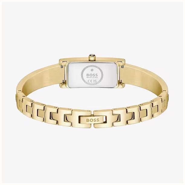 BOSS Lucy White Dial 15mm Ladies Gold Plated Watch 1502857 - alternate view 3