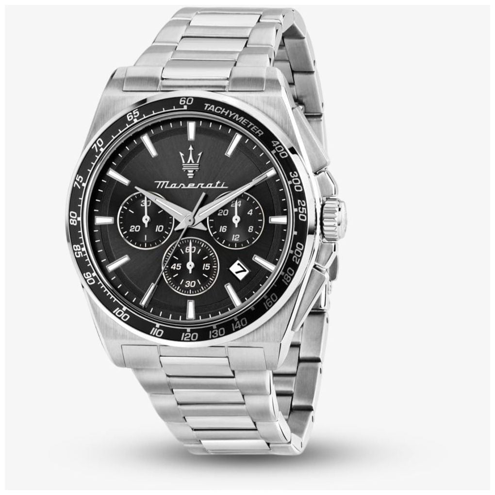 Maserati R8873652012 VELOCITÃ 43mm Mens Chronoraph Black Watch