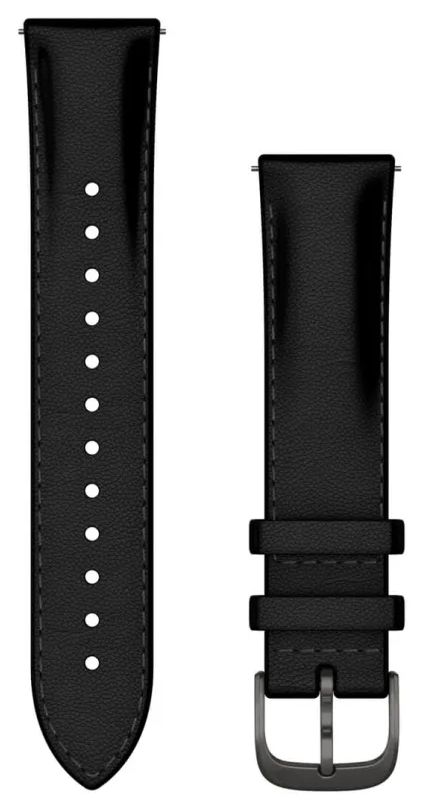 Garmin 010-12932-62 Quick Release Bands (20mm) Black Leather Watch