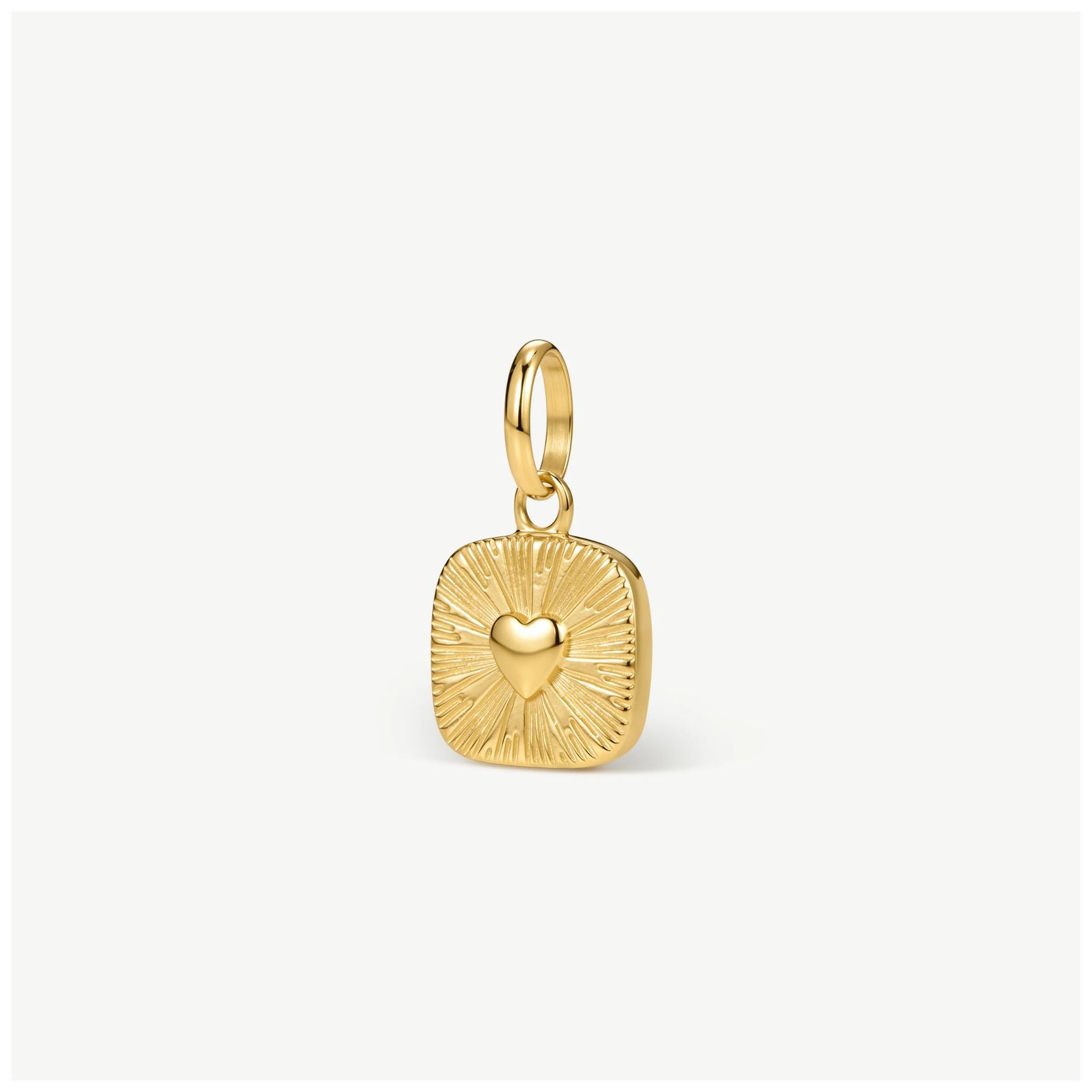 D.LOUISE CH-50 Gold Tone Mini Heart Talisman Charm Jewellery