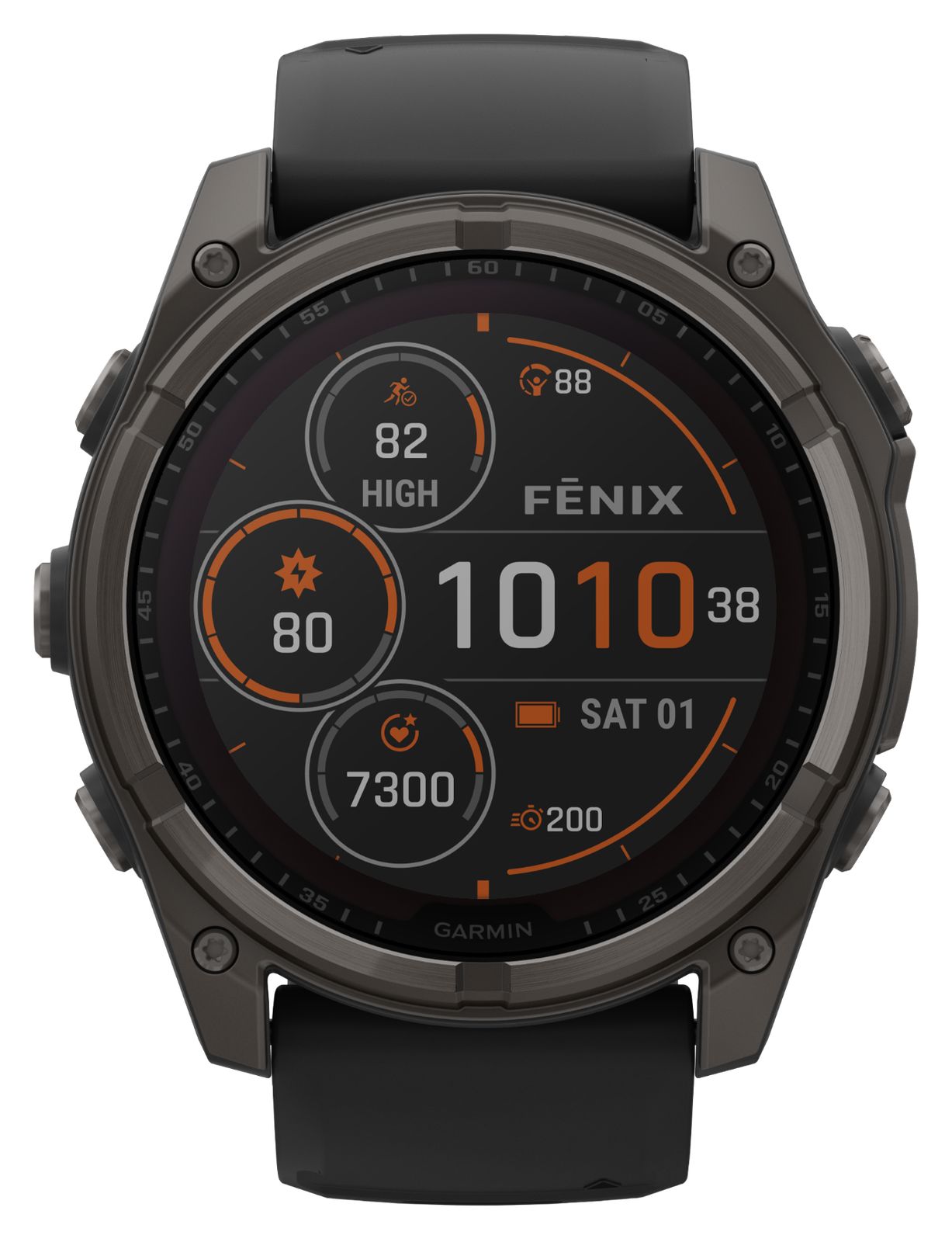 Garmin 010-02907-11 Fenix 8 51mm SOLAR Sapphire Premium Watch