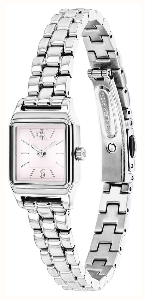 Calvin Klein Soft Form (16mm) Pink Dial / Stainless Steel Bracelet 25100232 - alternate view 2