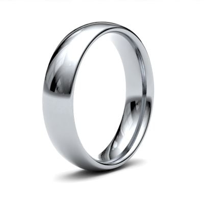 James Moore Wedding Ring  | 5mm | Medium | Size Traditional Court | AG_5LMC-9W AG_5LMC-9W