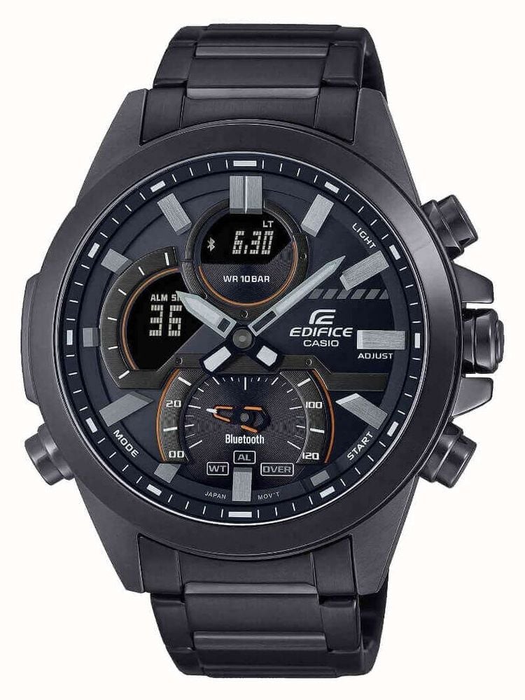 Edifice casio watch black hotsell