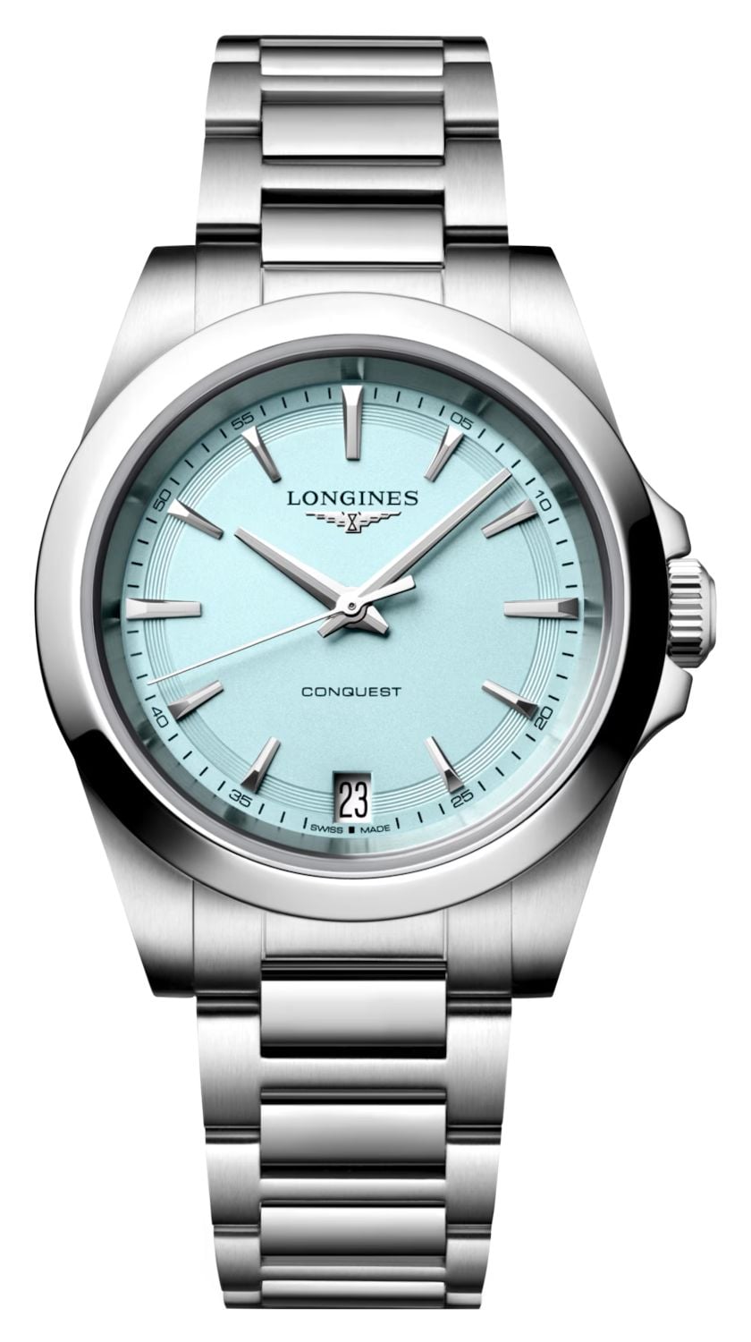 LONGINES L34604926 Conquest Quartz (34mm) Mint-Blue Watch