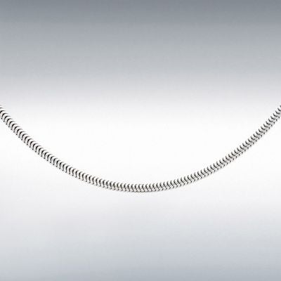 IBB Sterling Silver 160 Adjustable Round Snake Chain 41cm/16"-46cm/18 8.10.3670