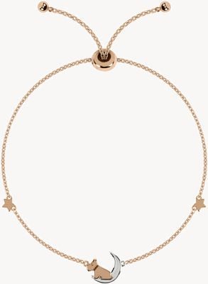 Radley Jewellery Fashion | Rose Gold Plated Bracelet | Dog & Moon Charm RYJ3129S