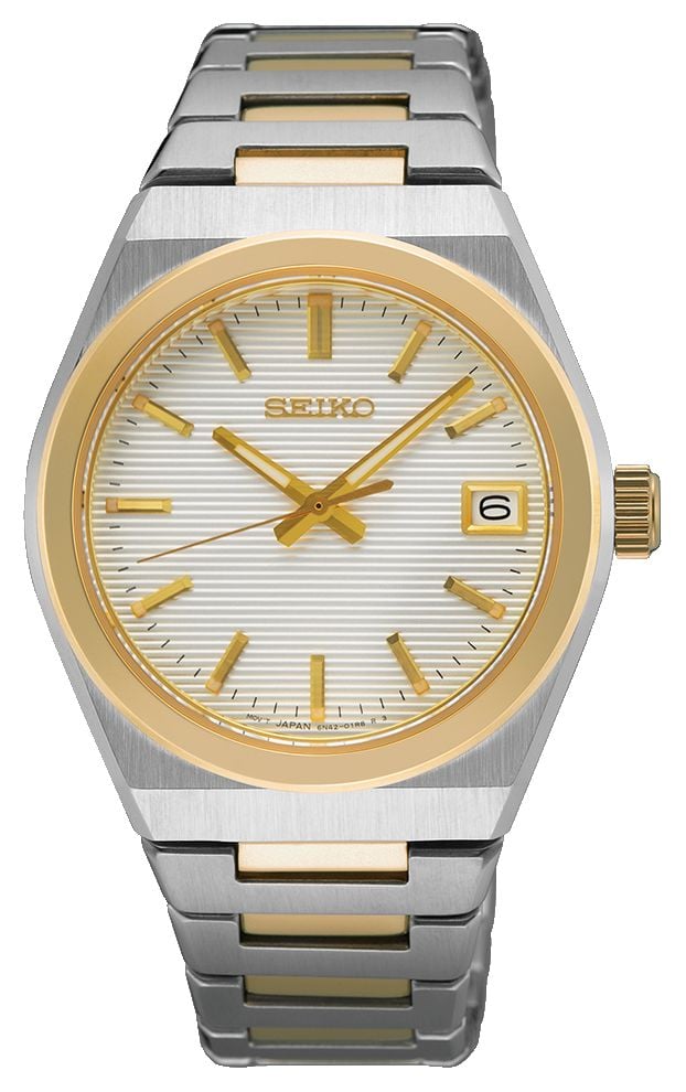 Seiko SUR578P1 Classic 6N42 Quartz (34mm) White Dial / Two- Watch