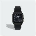 Adidas City Tech Square Black Square Dial With Black Silicone Strap AOFH26515
