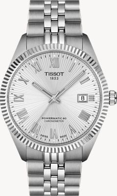 Tissot Ballade Automatic Chronometer (39mm) Silver Dial / Stainless Steel Bracelet T1564081103300