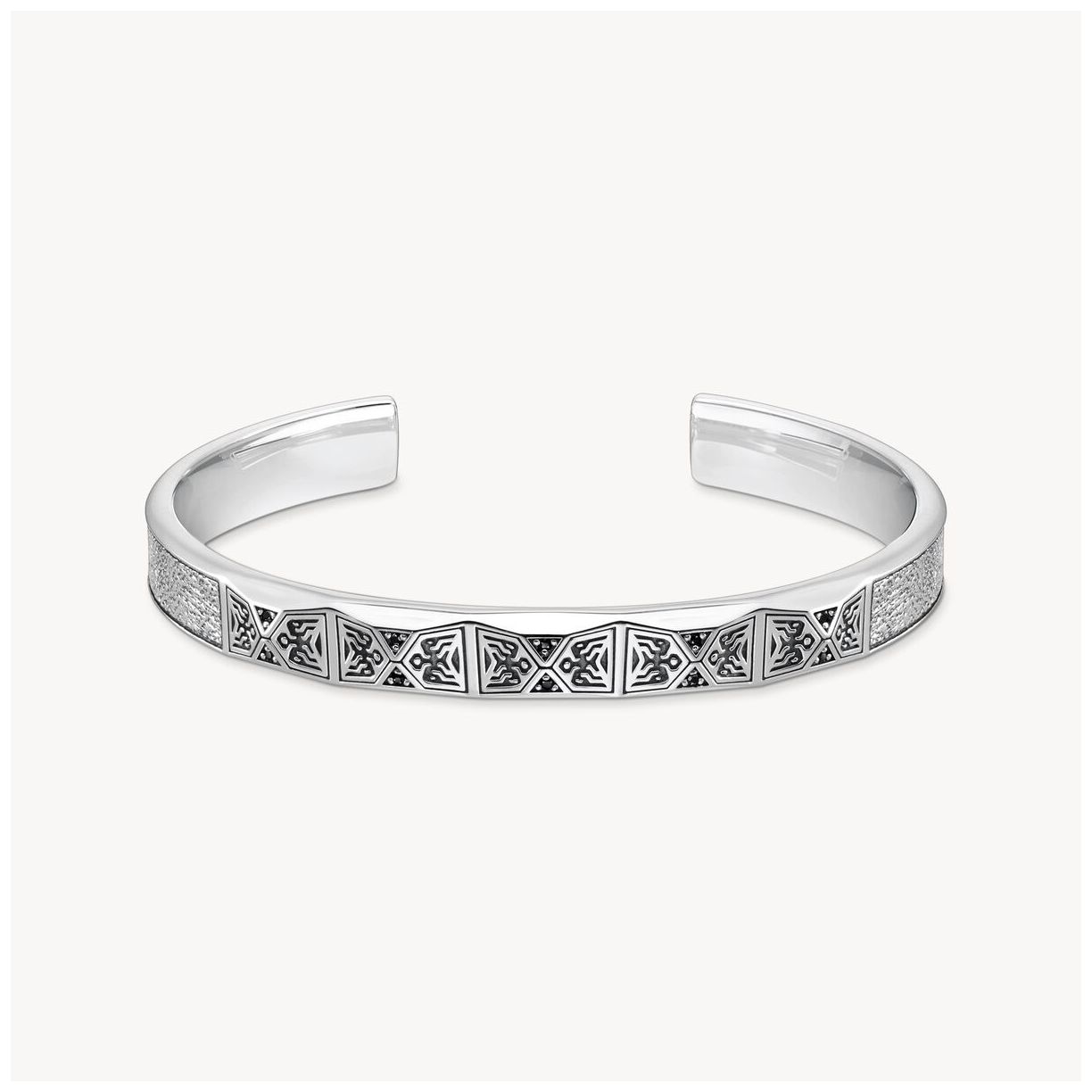 Thomas Sabo AR113-643-11-L19 Bangle Faceted Design With Jewellery