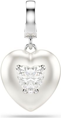 Swarovski Idyllia Charm - Crystal-Set Pearl Effect Heart - CHARM ONLY 5742960