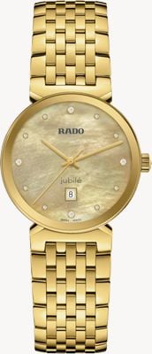 RADO Florence Diamonds (30mm) Gold Mother of Pearl Dial / Gold PVD Stainless Steel Bracelet R48915903