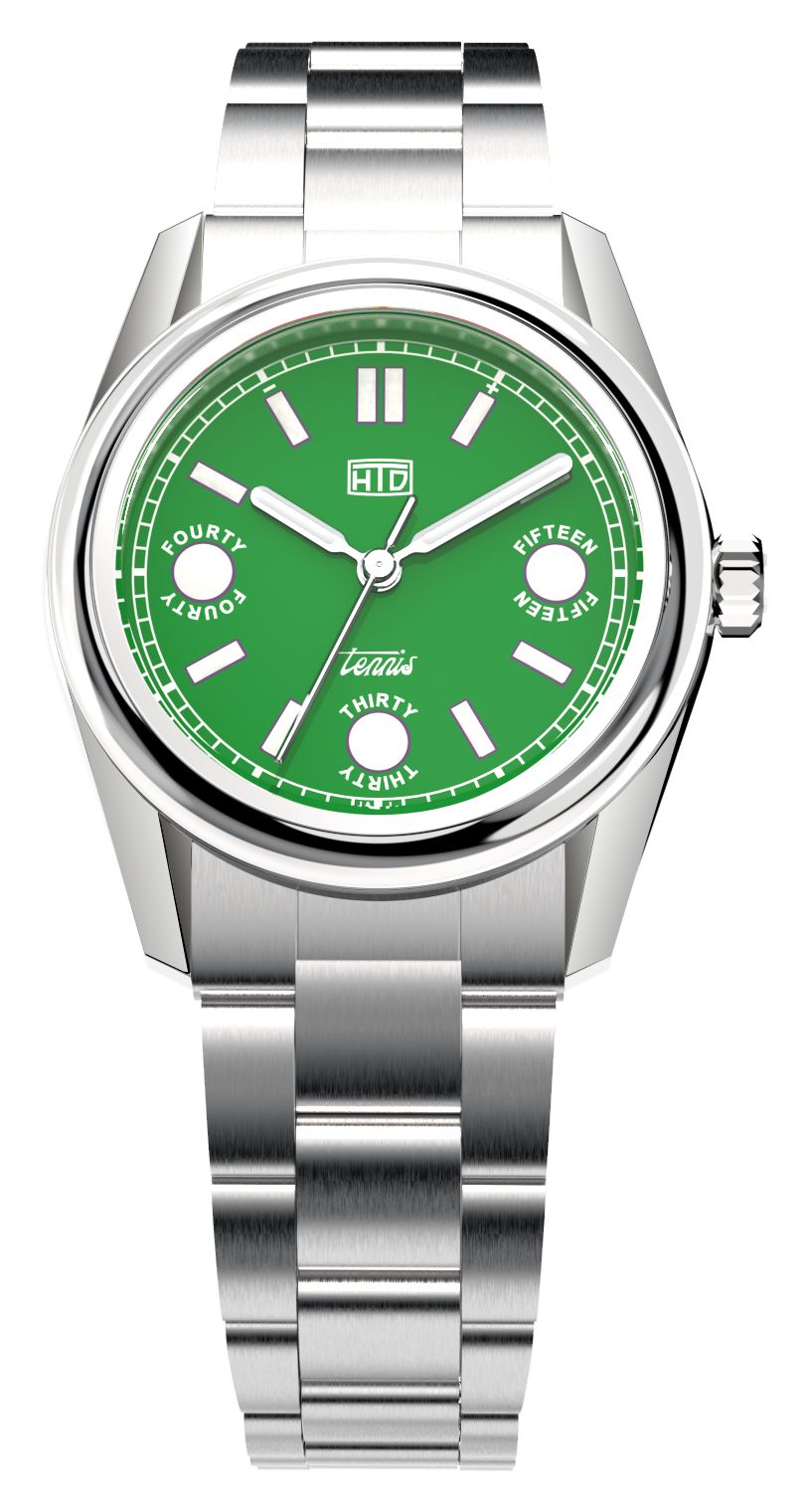 HTD T23S01_E Tennis Sport Erba Automatic (37mm) Green ‘Score Watch