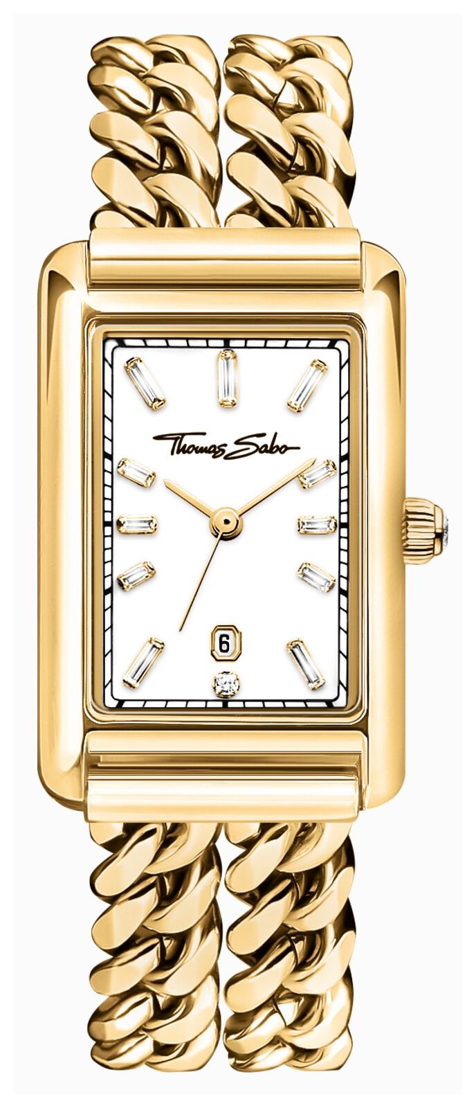 Thomas Sabo WA0429-291-207-22 Crystal Quartz Rectangular ( Watch