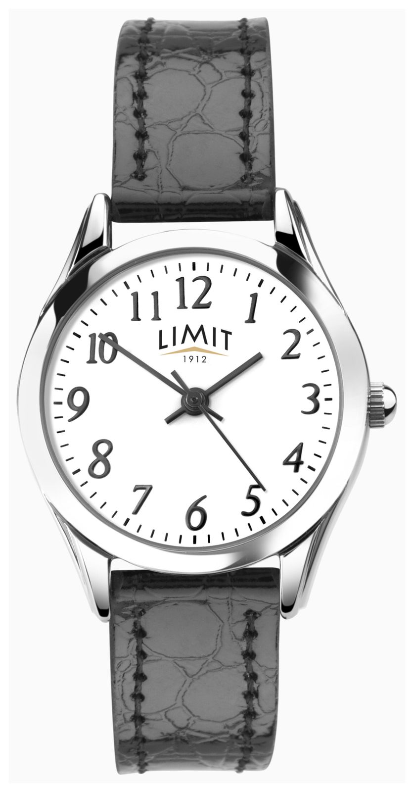 Limit 6741 Classic Quartz (26mm) White Dial / Black Croc Watch