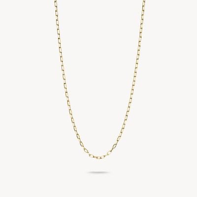 Thomas Sabo Charm Necklace Paperclip Gold-plated KE2328-413-39-L70V