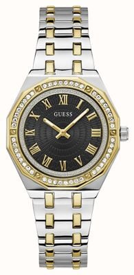 Guess Women's DESIRE (36mm) Black Dial / Two-Tone Stainless Steel Bracelet GW0770L4