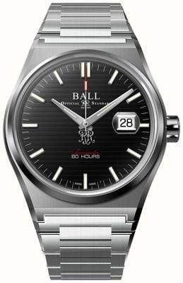 Ball Watch Company Roadmaster M Perseverer (43mm) Black Dial / Stainless Steel Bracelet NM9352C-S1C-BK