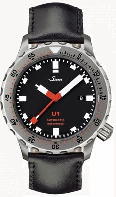 Sinn U1 TEGIMENT Leather Strap Watch 1010.030