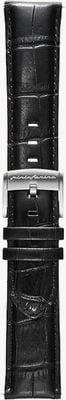 Pininfarina by Globics Genuine Italian Leather 22mm Quick Release Strap Only - Black Leather / Stainless Steel Buckle PB071