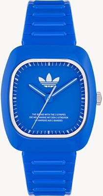 Adidas RETRO WAVE TWO (37mm) Blue Dial / Blue Bio-Based PU Strap AOSY24530