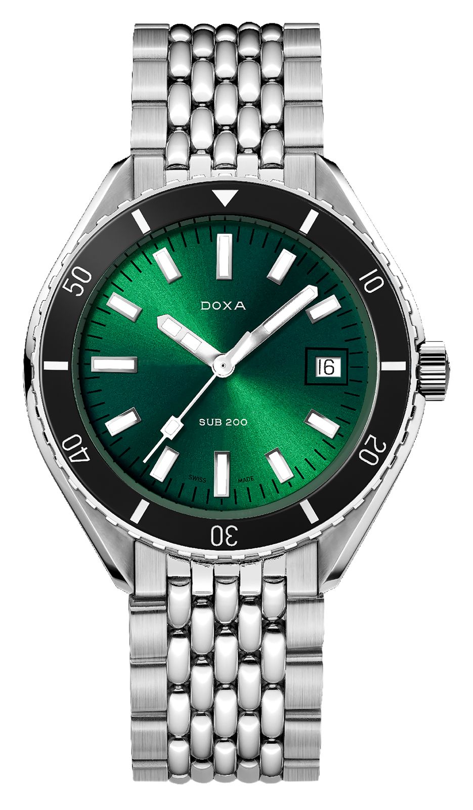 DOXA 799.10.131.10 SUB 200 Sea Emerald (42mm) Green Sunray Watch