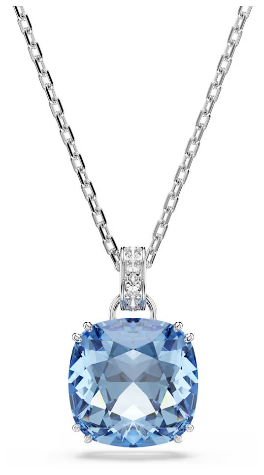Swarovski 5760057 Millenia pendant, Cushion cut, Blue, Jewellery