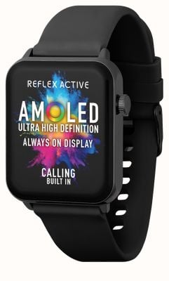 Reflex Active Series 30 Amoled Smart Watch (36mm) Black Silicone Strap RA30-2186