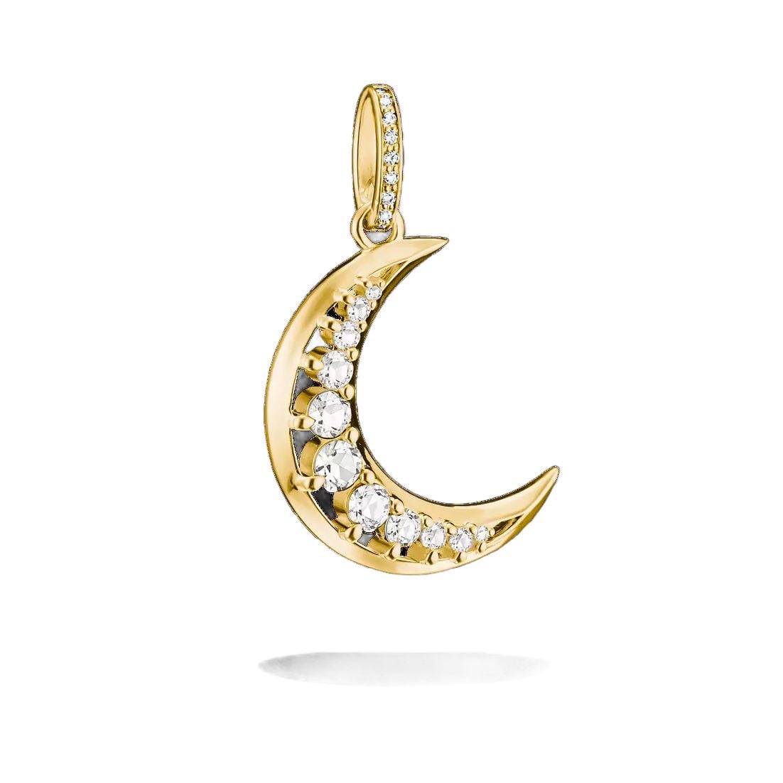 Thomas Sabo PE1020-M01-14 Moon Pendant with white zirconia Jewellery