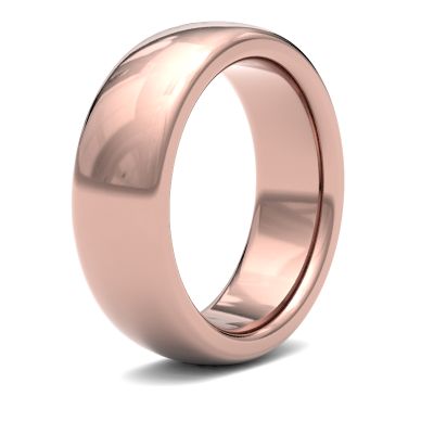 James Moore Wedding Rings | 9ct Rose Gold | 7mm | ExtraHeavy | Premium Court | AG_7LZP-9R