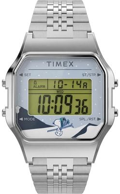 Timex Peanuts® x Timex T80 Snoopy Ski Special Edition Digital Quartz TW2Y76700