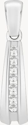 Perfection Crystals Channel Set Line Pendant (0.25ct) P3077-SK