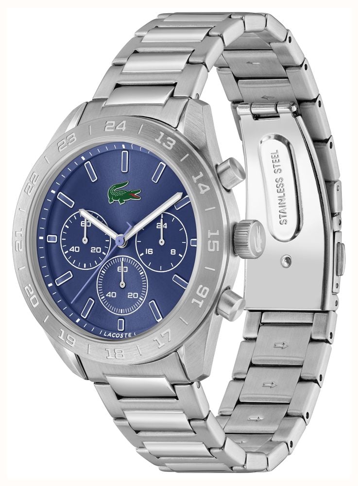 Lacoste Boston Stainless Steel Blue dial Watch 2011534 - alternate view 2