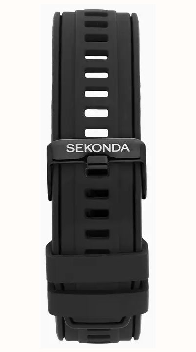 Sekonda Active Go Smartwatch (45mm) Digital Display / Black Silicone Strap 30287 - alternate view 4