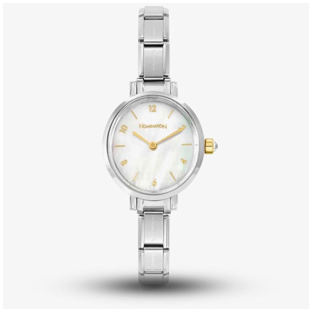 Nomination 076040/008 Paris Silver Mother Of Pearl Dial Jewellery