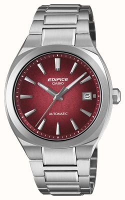 Casio Edifice Automatic (38mm) Red Gradated Dial / Stainless Steel Bracelet EFK-200D-4AER