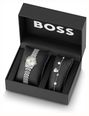BOSS Graceful Mina Stainless Steel Silver Dial Watch And Bracelet Gift Set 1570210 - alternate view 4