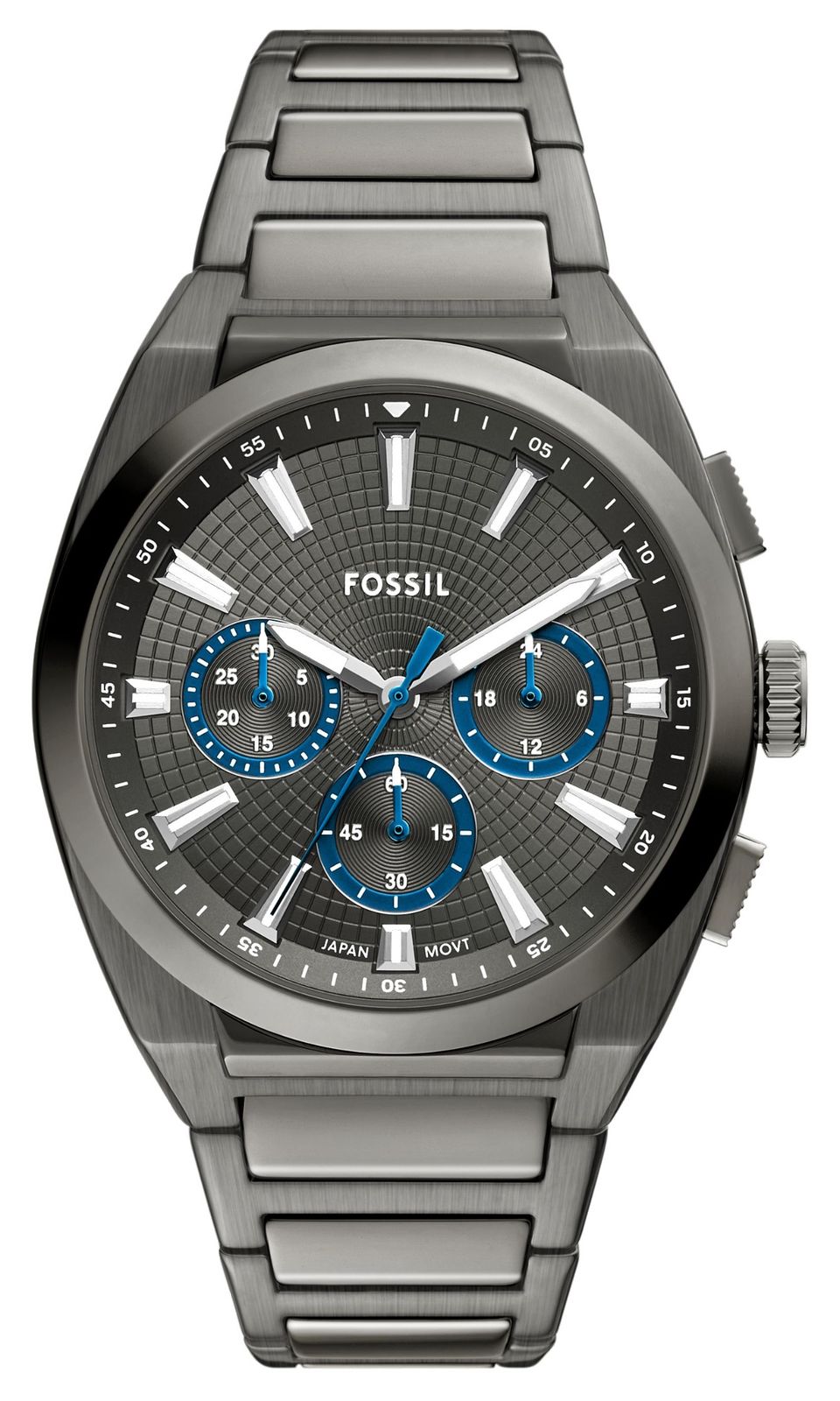 Fossil FS6107 Men’s Everett Chronograph (44mm) Textured Grey Watch