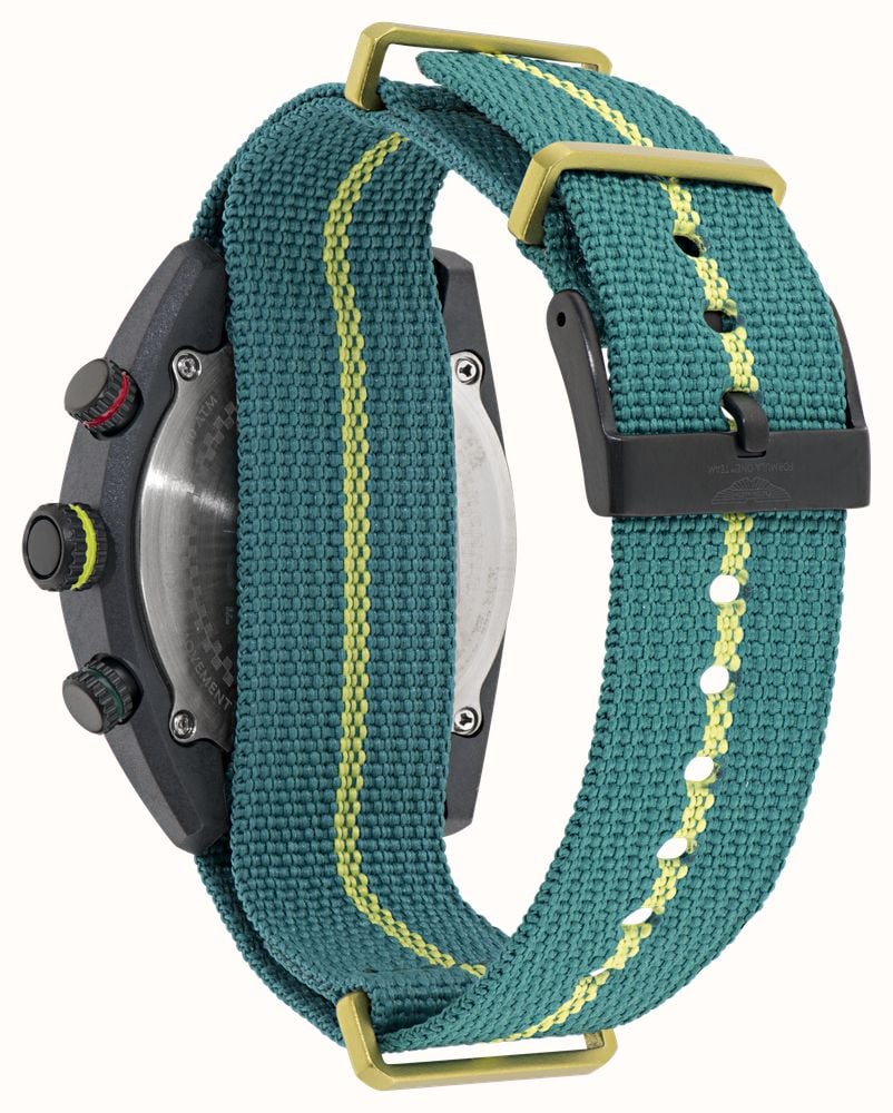 Aston Martin Aramco Formula One™ Team DWF Quartz Chronograph (43mm) Podium Green Dial / Podium Green NATO Strap MTFD1F501 - alternate view 4