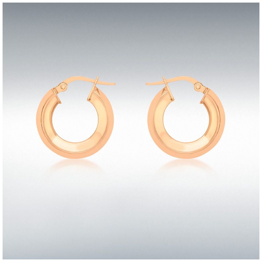 James Moore & Co 5.51.0619 9ct Rose Gold 4mm Square-Tube Jewellery