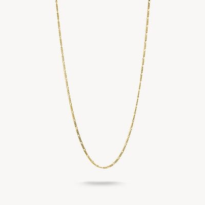 Thomas Sabo Charm Necklace Figaro Design Gold-plated KE2329-413-39-L45V
