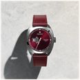 Bremont Terra Nova Jumping Hour Automatic (40.5mm) Burgundy Sunray Lacquered Dial / Burgundy Leather Strap TN40-JH-SS-BG-L-S - alternate view 7
